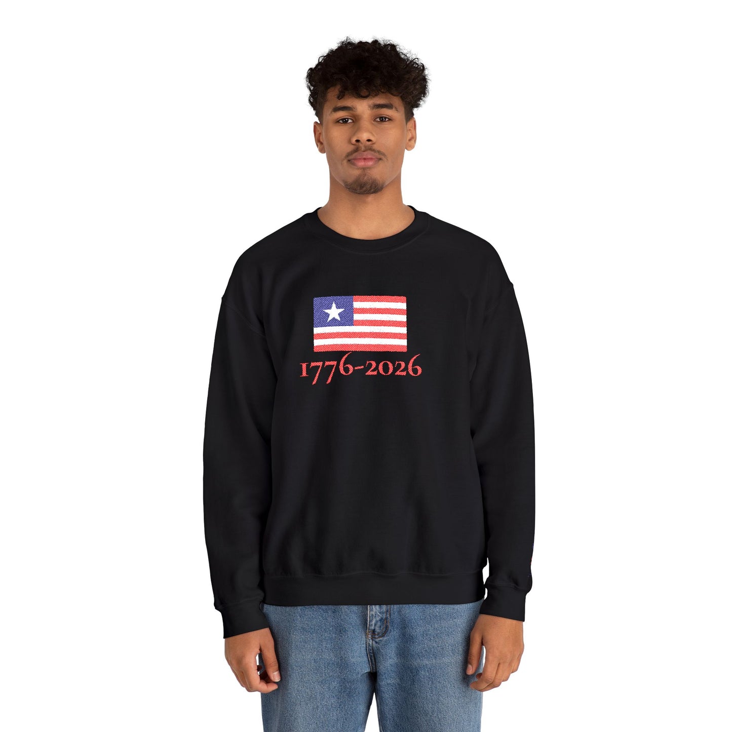 USA 1776–2026 Patriotic Crewneck Sweatshirt