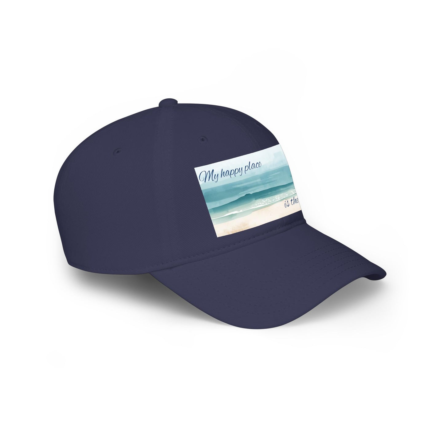 my happy place Is the sea Low Profile Baseball Cap
