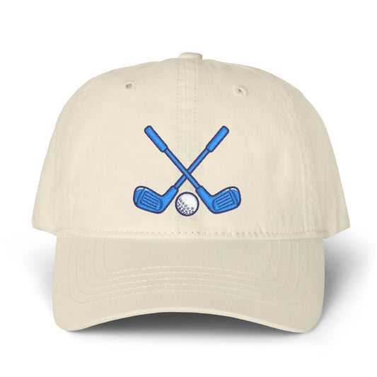Coastal Fairway Embroidered Golf Hat – Women’s Pigment Dyed Golf Cap | Minimalist Country Club Style
