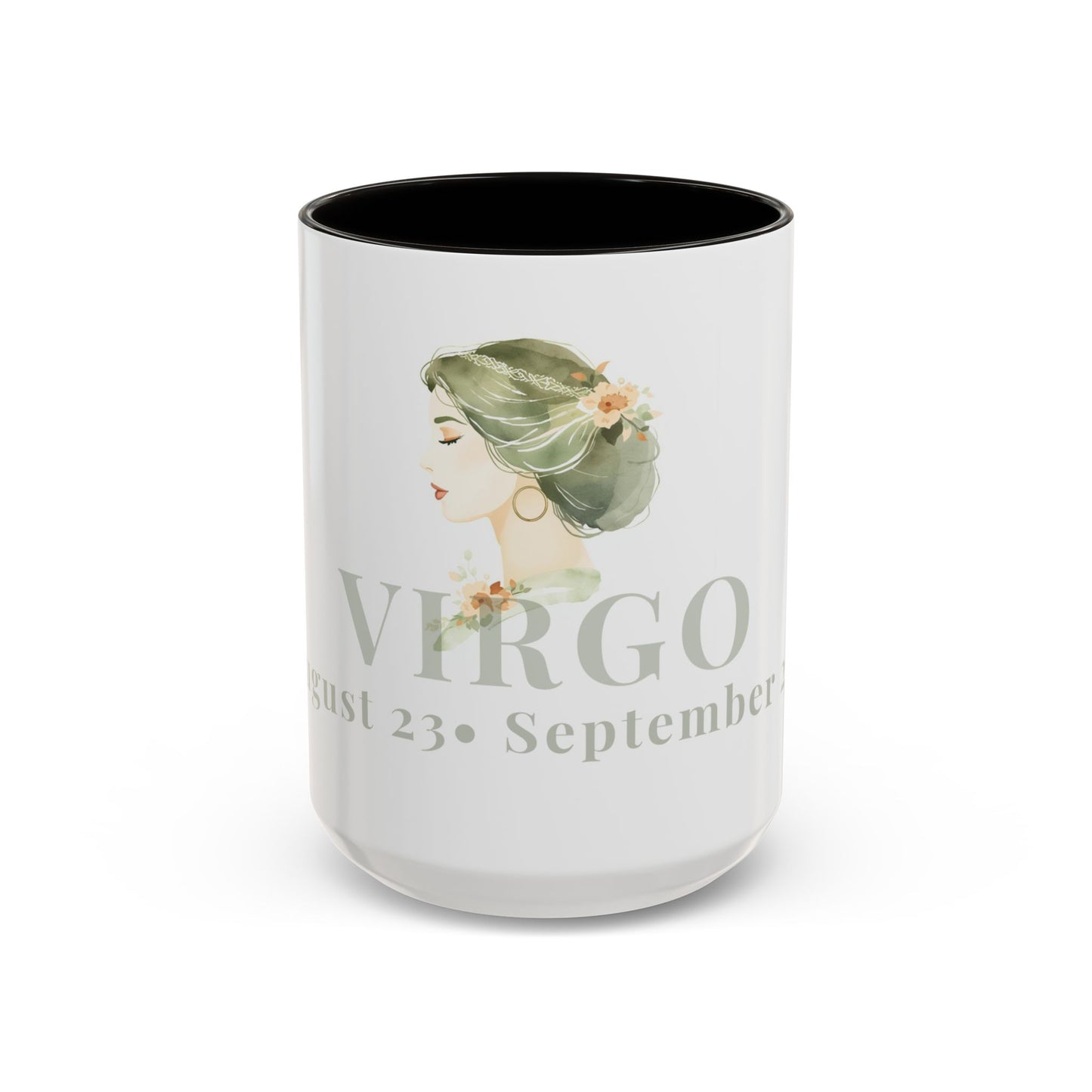 Virgo Zodiac Mug - August 23-September 22 Astrology Coffee Cup - Virgo Maiden Zodiac Sign Mug - 15 oz.