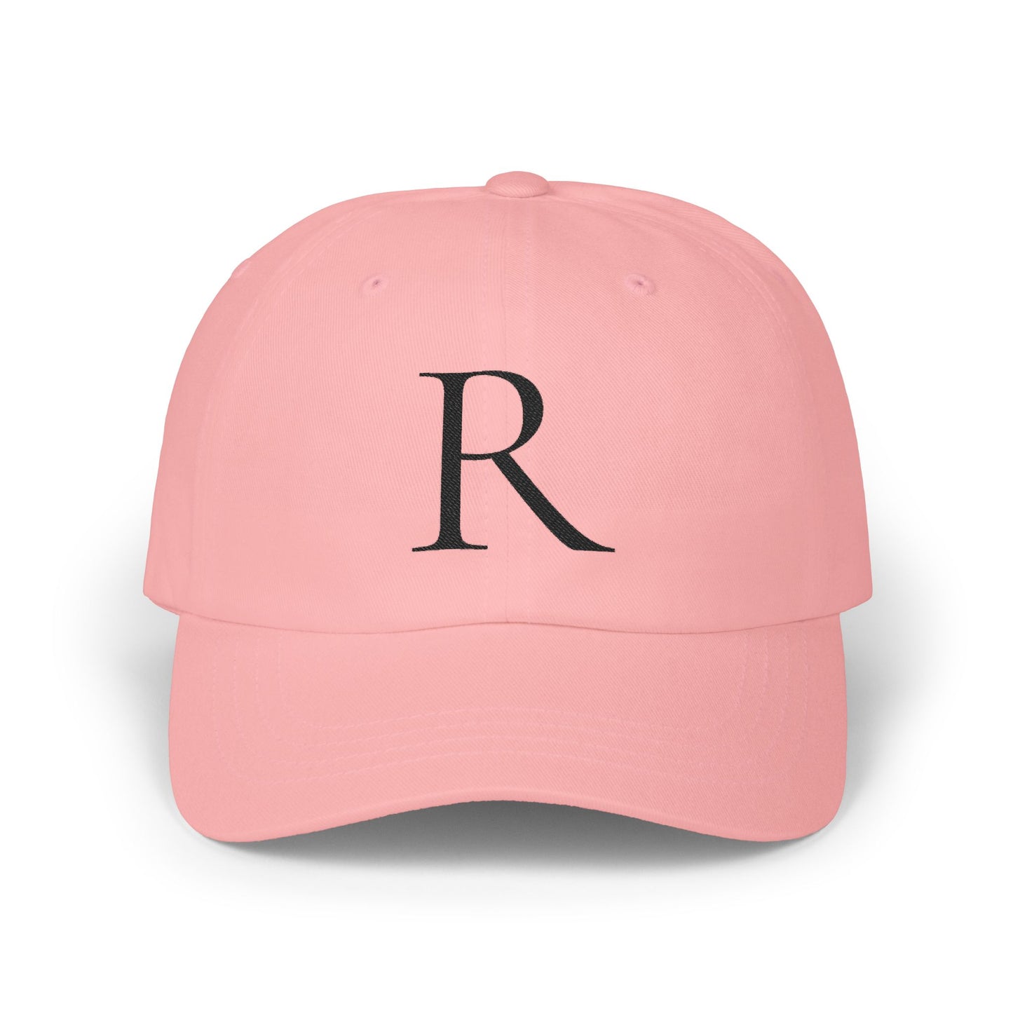 Wear My Story Embroidered Initial Hat - Letter R on the Classic Dad Cap