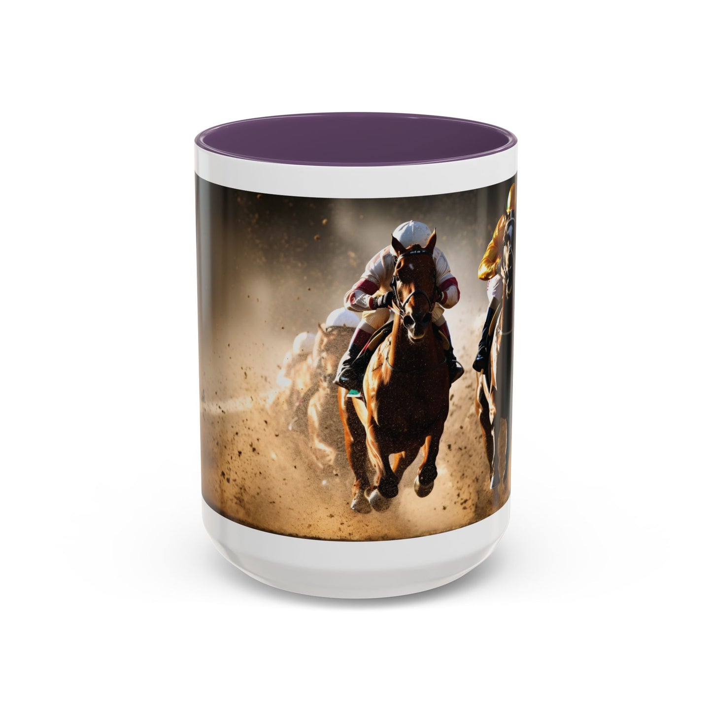 Horse-Inspired Saratoga Coffee Mug, Equestrian Town-Inspired Accent Coffee Mug, 15oz