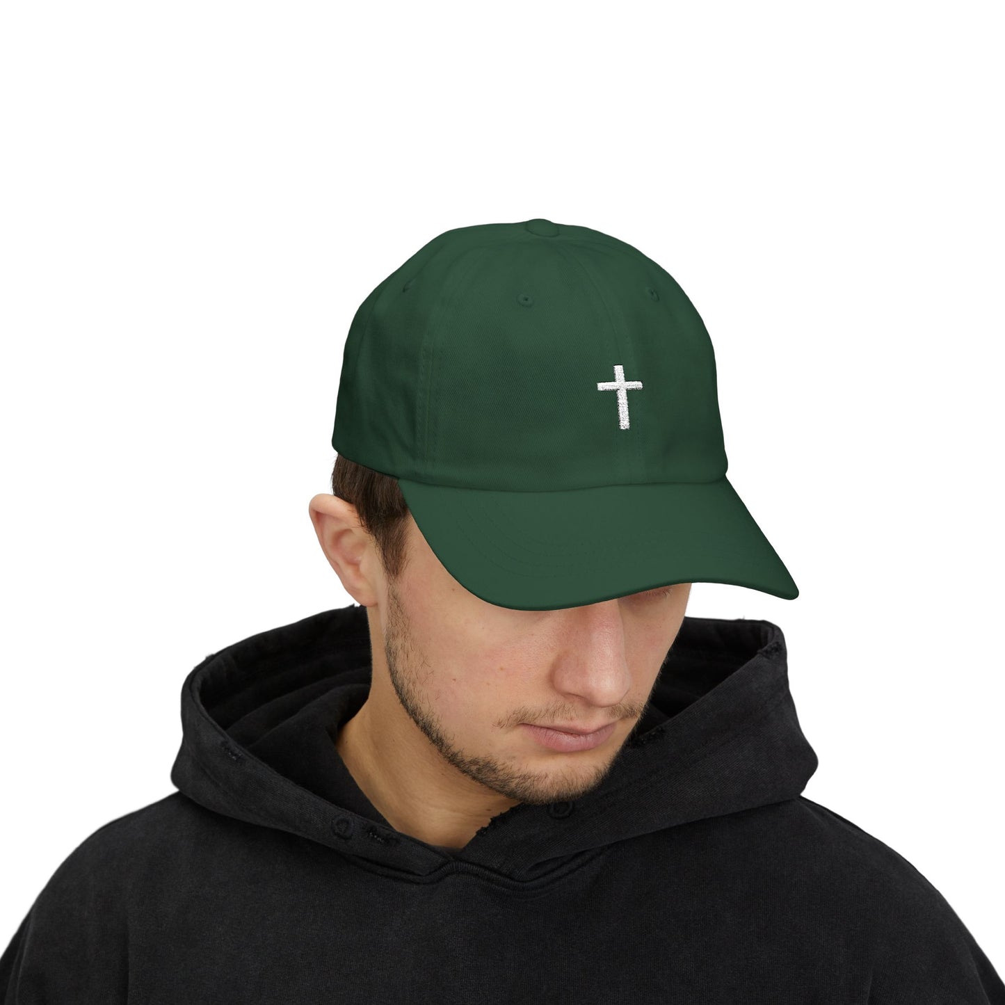 Look Up embroidered Faith Hat/Minimal Christian Dad Cap,  Subtle Cross baseball hat,  Casual Hat for Everyday Style, Great Gift for Father's Day, Sports Events, Outdoor Activities, Unisex Accessory,...
