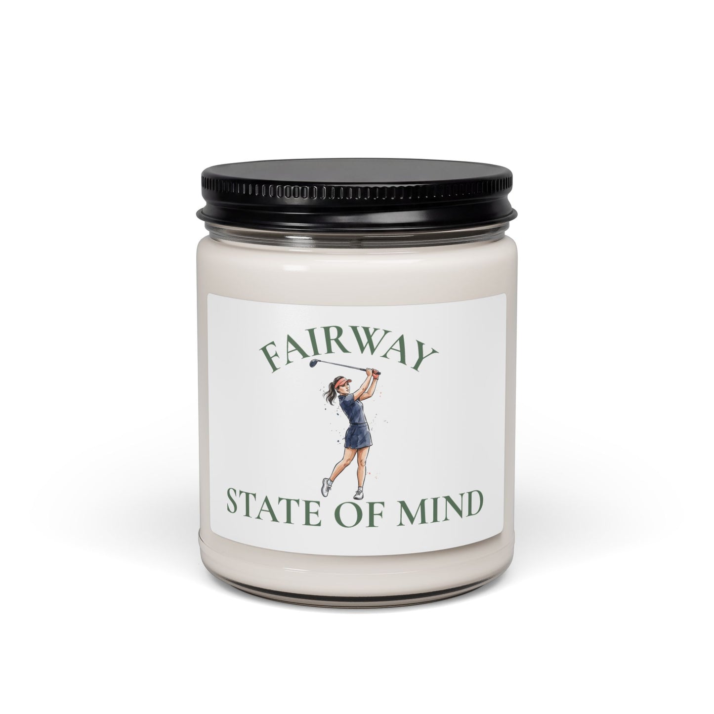 Fairway State of Mind Scented Soy Candle | Golf Candle Gift | Elegant Golfer Candle Decor