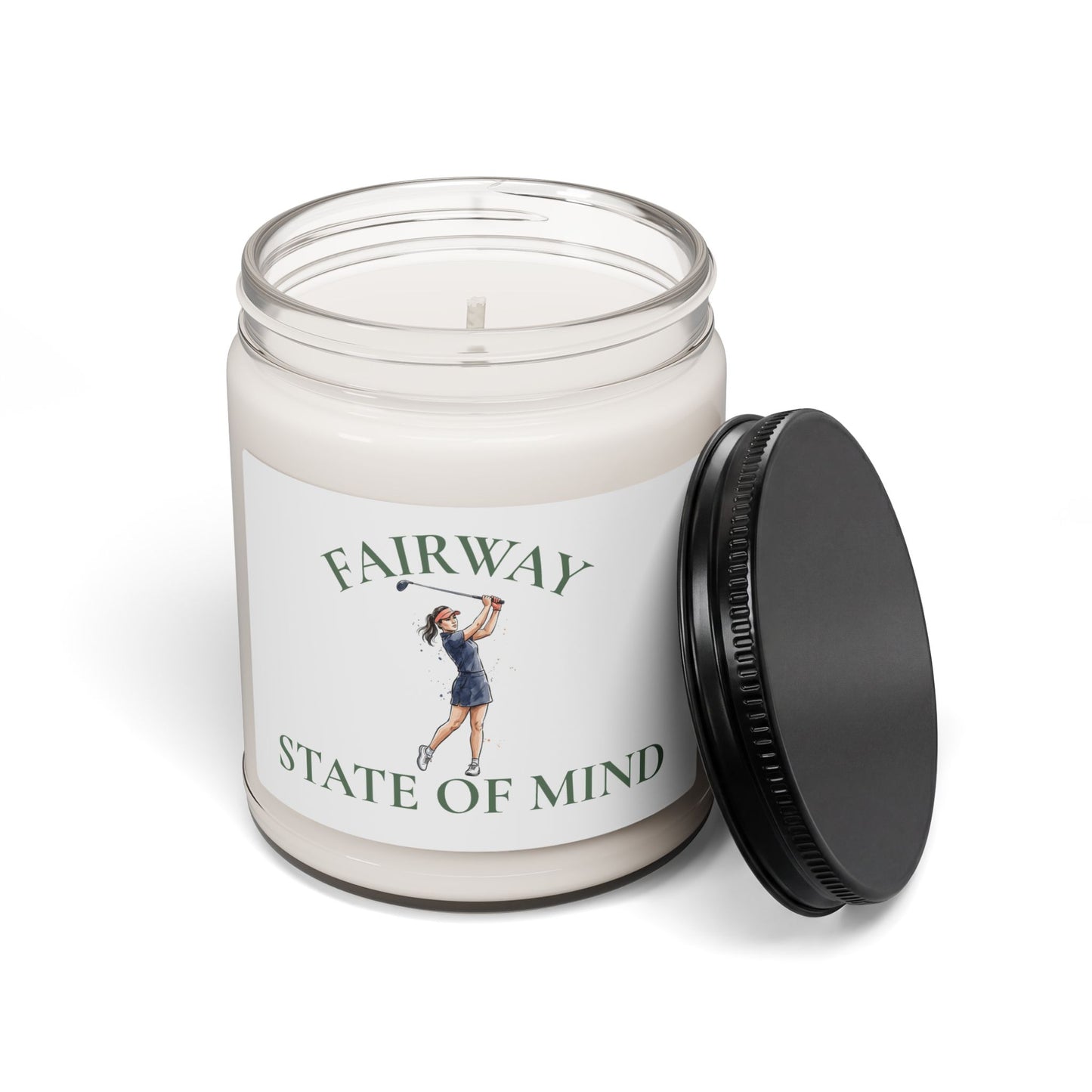 Fairway State of Mind Scented Soy Candle | Golf Candle Gift | Elegant Golfer Candle Decor