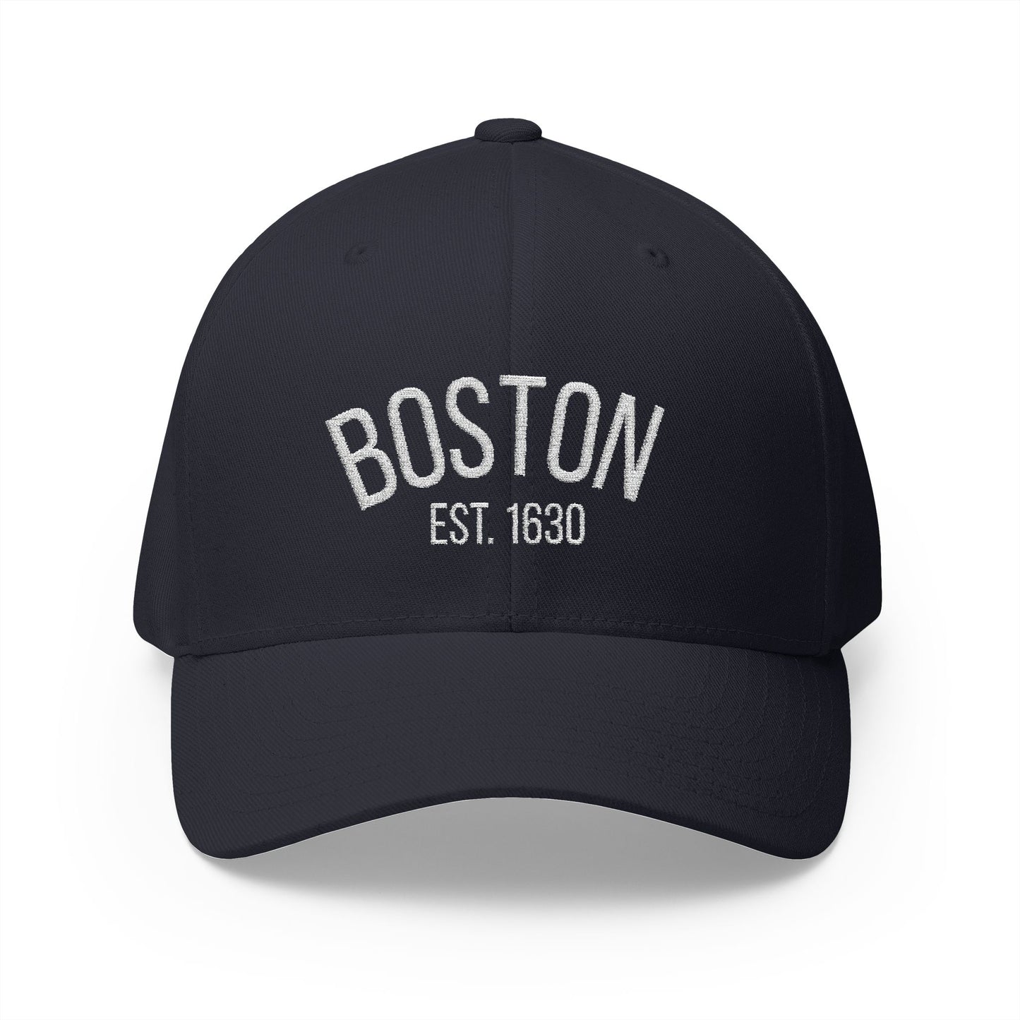 Boston Embroidered Closed-Back Cap, Stylish Baseball Hat, Gift for Sports Fans, Summer Accessory, Casual Outfit