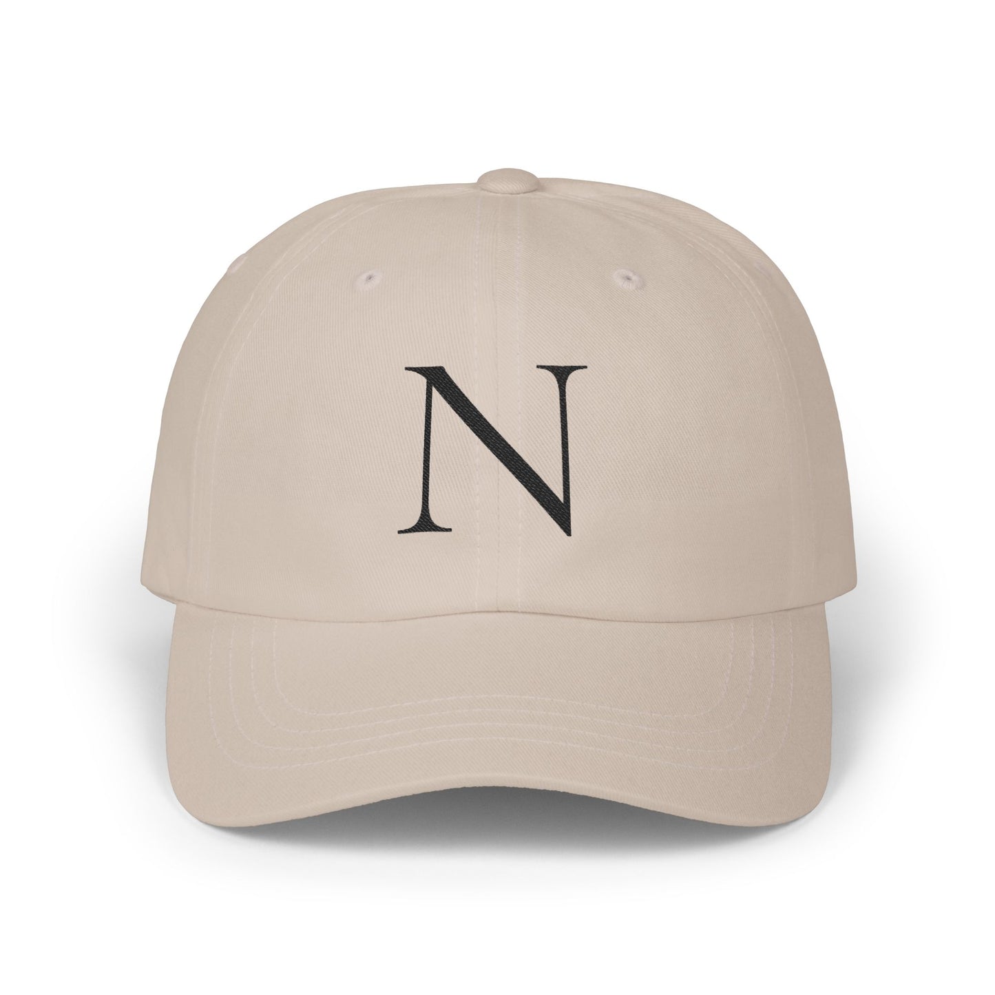 Wear My Story Embroidered Initial Hat - Letter Non the Classic Dad Cap