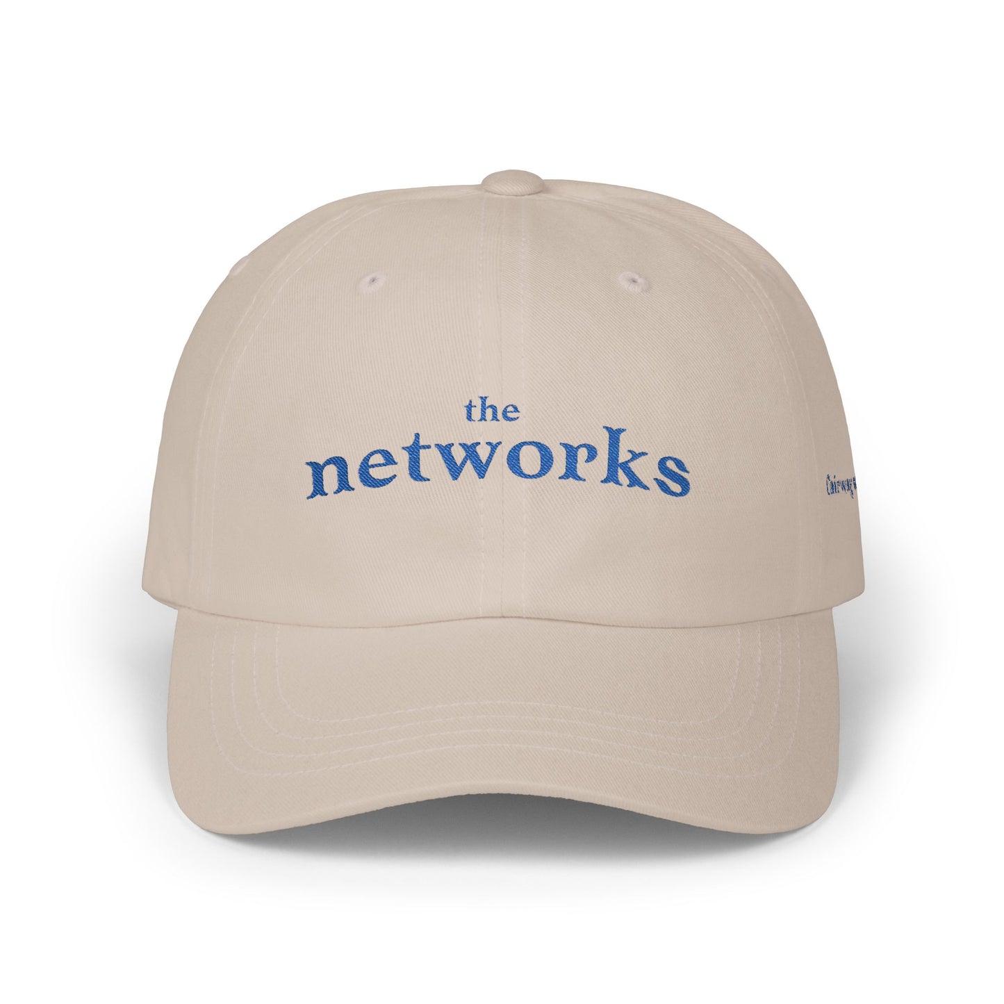 The Networks Embroidered Dad Cap — Fairway Society Embroidered Golf Hat – Women’s Golf League Cap | Minimalist Country Club Style