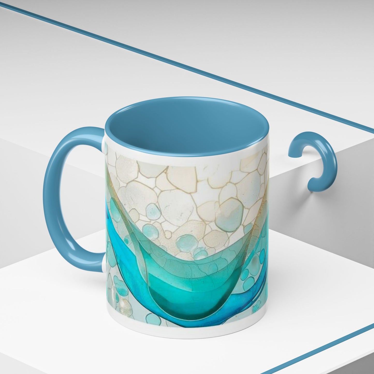 Sea Glass Ocean Wave Mug – 11oz/15oz