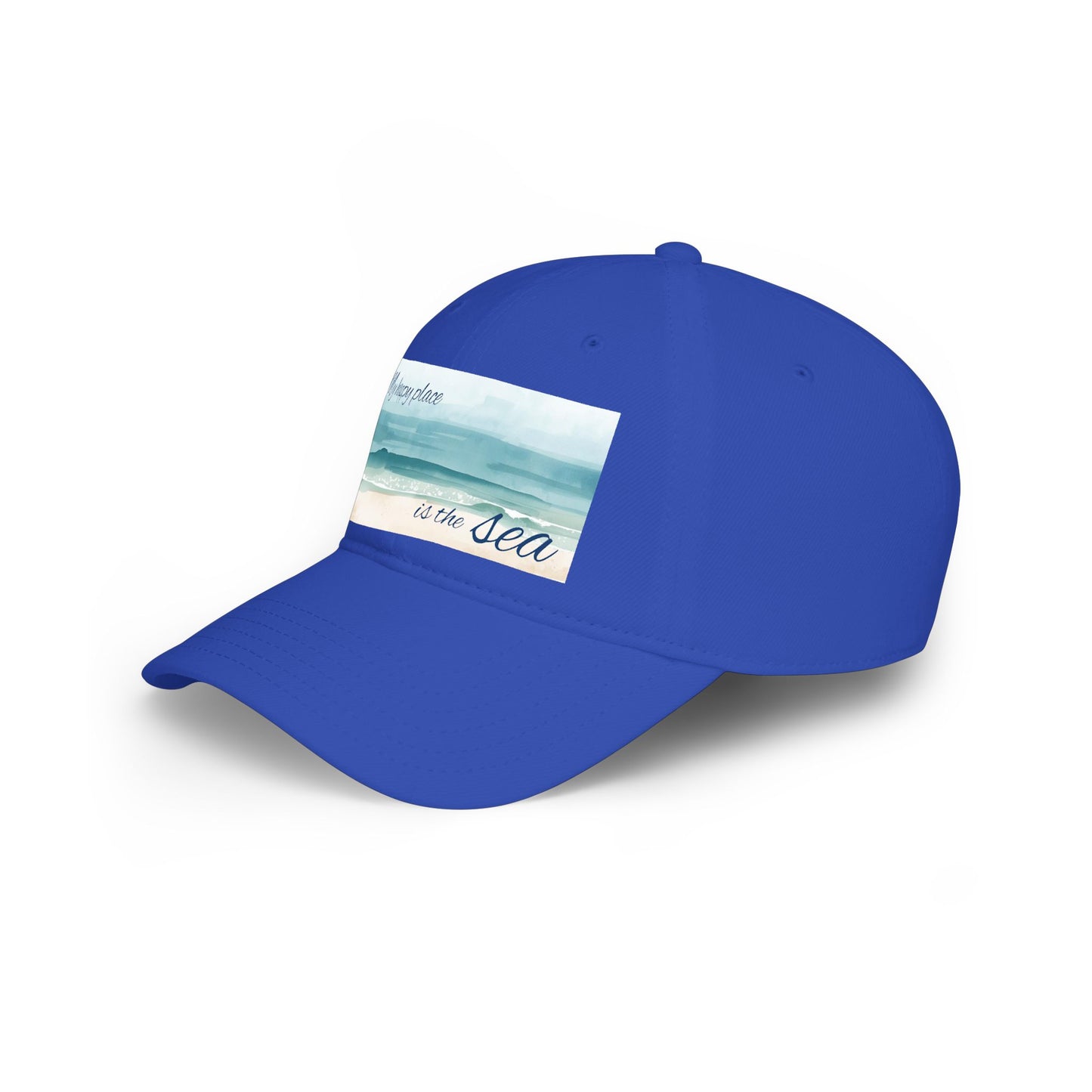 my happy place Is the sea Low Profile Baseball Cap