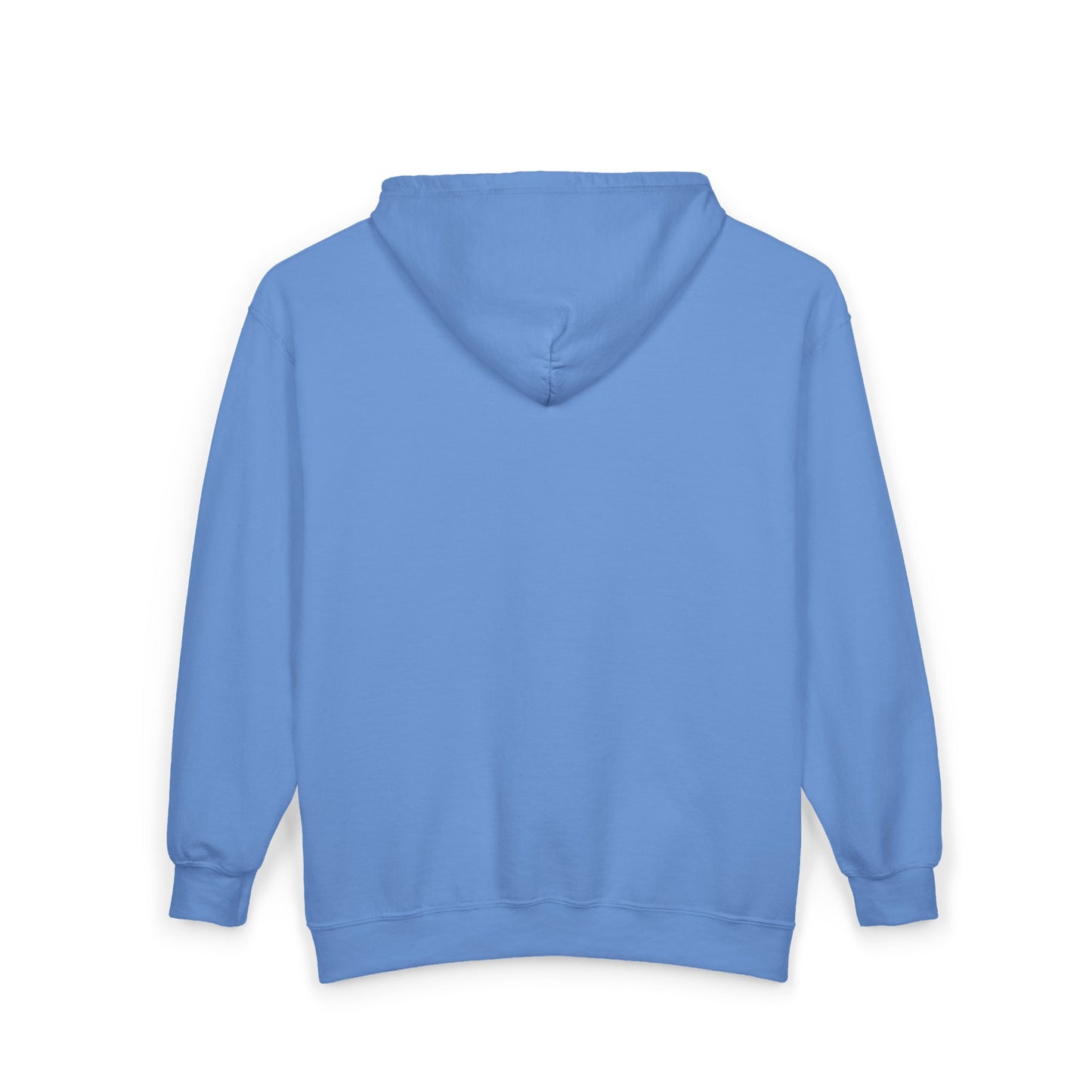 Minimal Wave Zip Hoodie — Subtle Coastal Graphic Full-Zip Sweatshirt