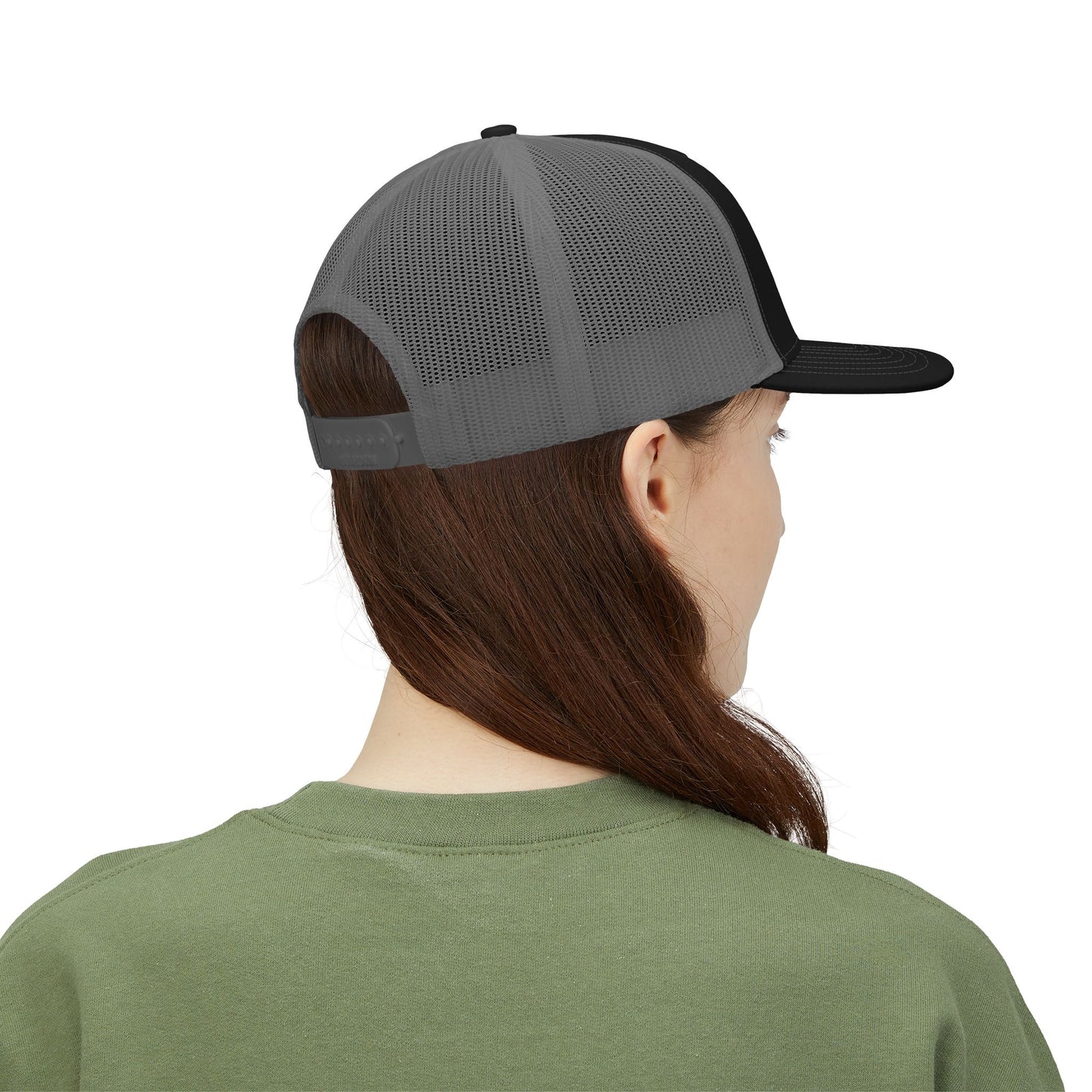 Los Angeles LA Embroidered Monogram Snapback Trucker Cap - Heritage Places Collection