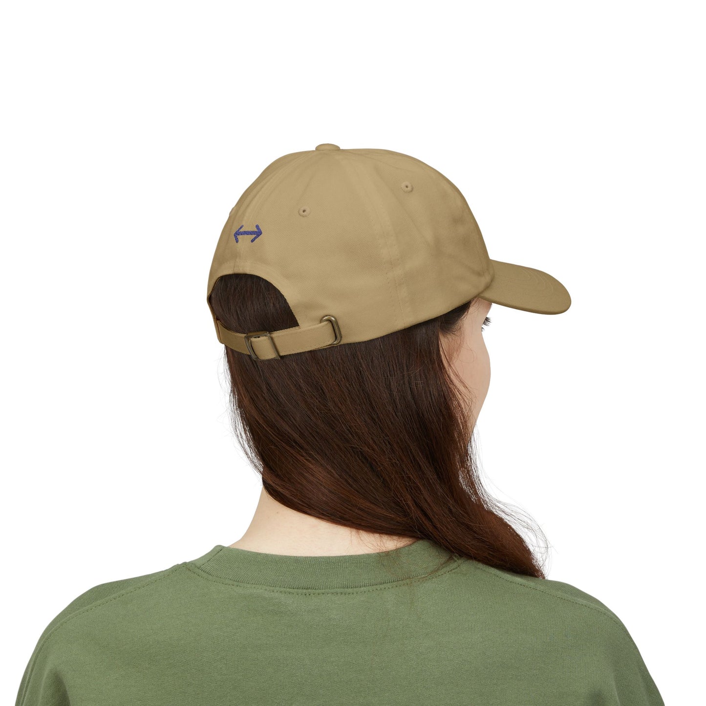 "on the go" Embroidered Dad Hat/Minimal Everyday Baseball Cap