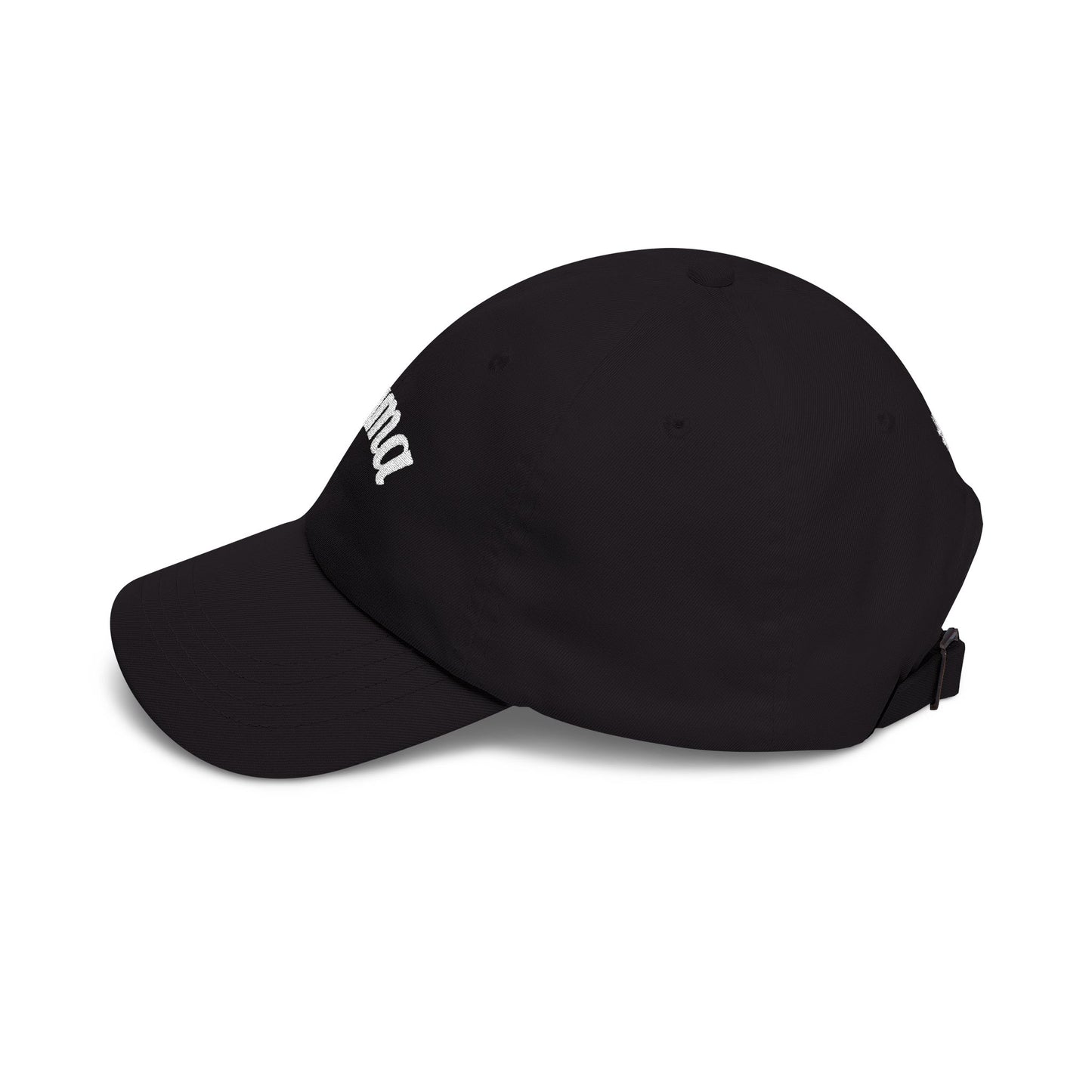 Mama Script embroidered baseball Cap - # 1 back detail
