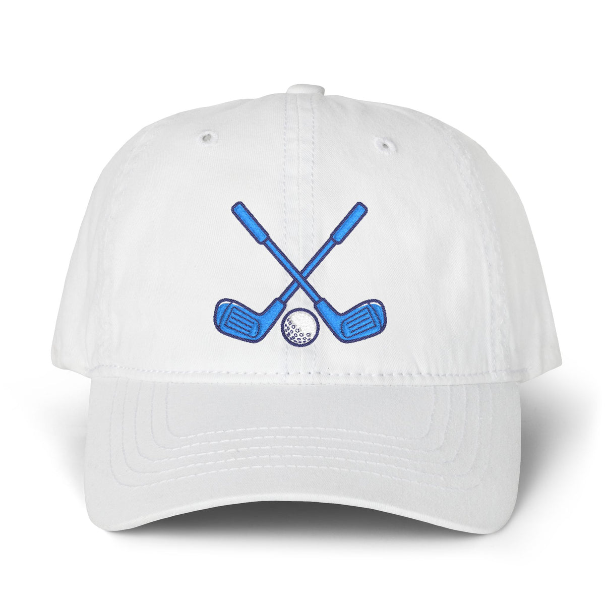 Coastal Fairway Embroidered Golf Hat – Women’s Pigment Dyed Golf Cap | Minimalist Country Club Style