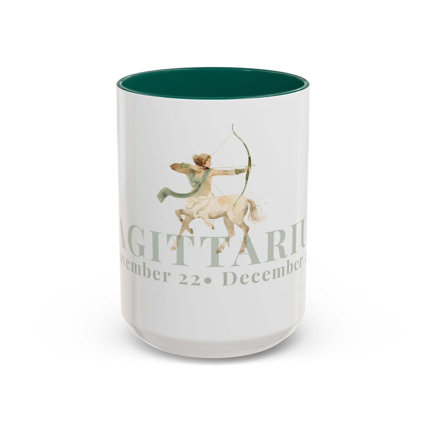 Sagittarius Zodiac Mug - November 22 - December  21 Astrology Coffee Cup - The Archer Zodiac Sign Mug - 15 oz.