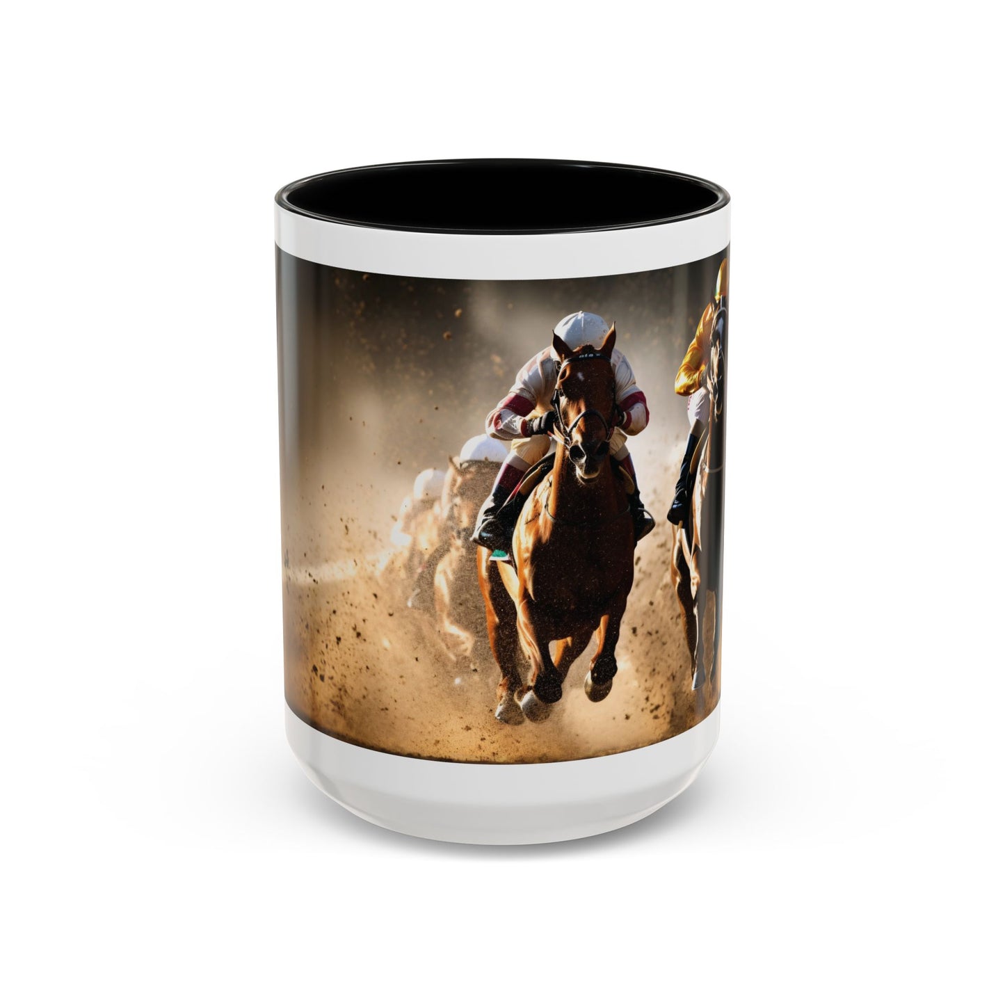 Horse-Inspired Saratoga Coffee Mug, Equestrian Town-Inspired Accent Coffee Mug, 15oz