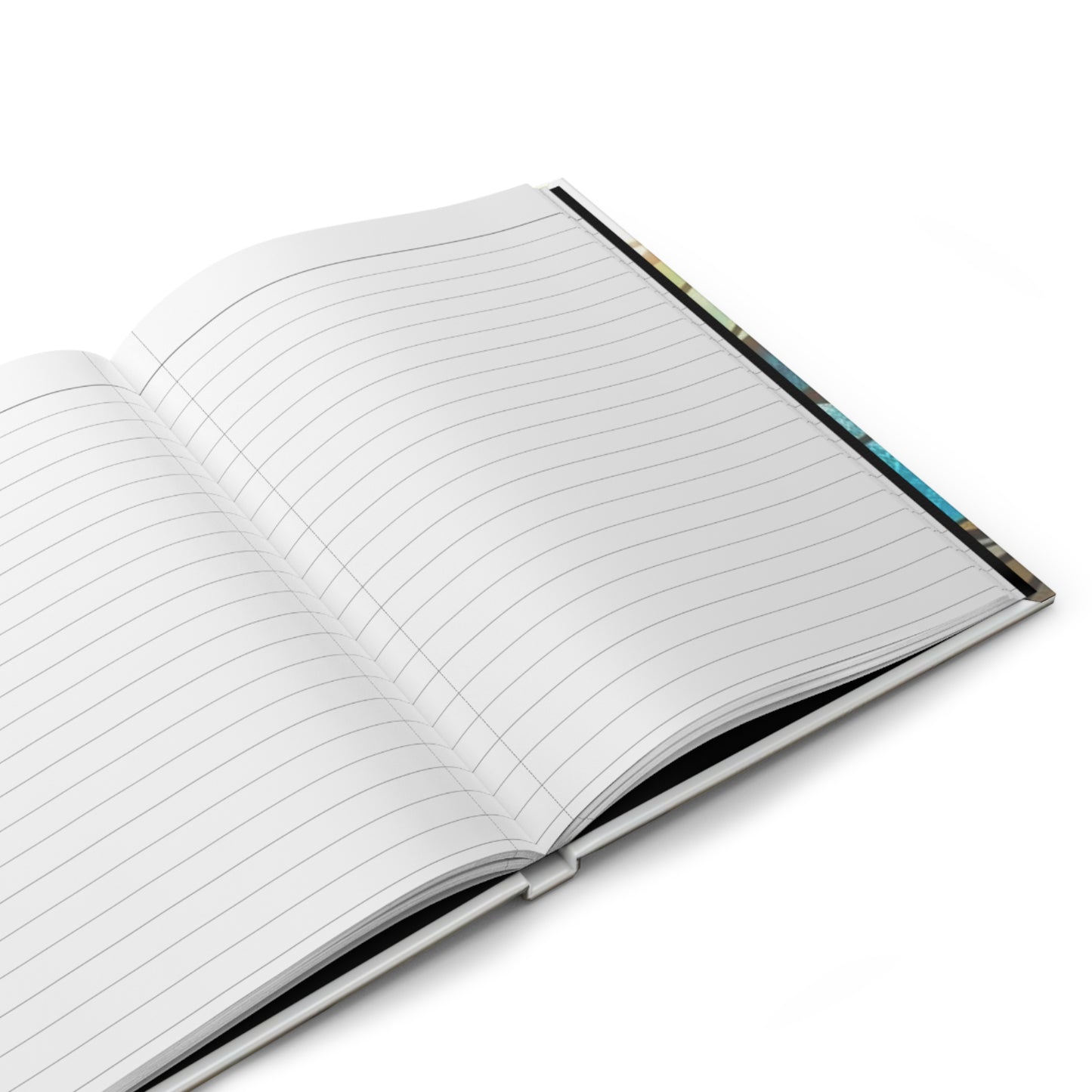 Sea Glass Waves Hardcover Journal