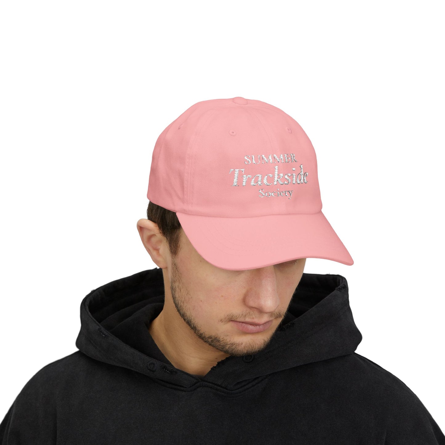 Trackside Society Classic Dad Cap — "Summer Trackside Society" Embroidered Baseball Hat