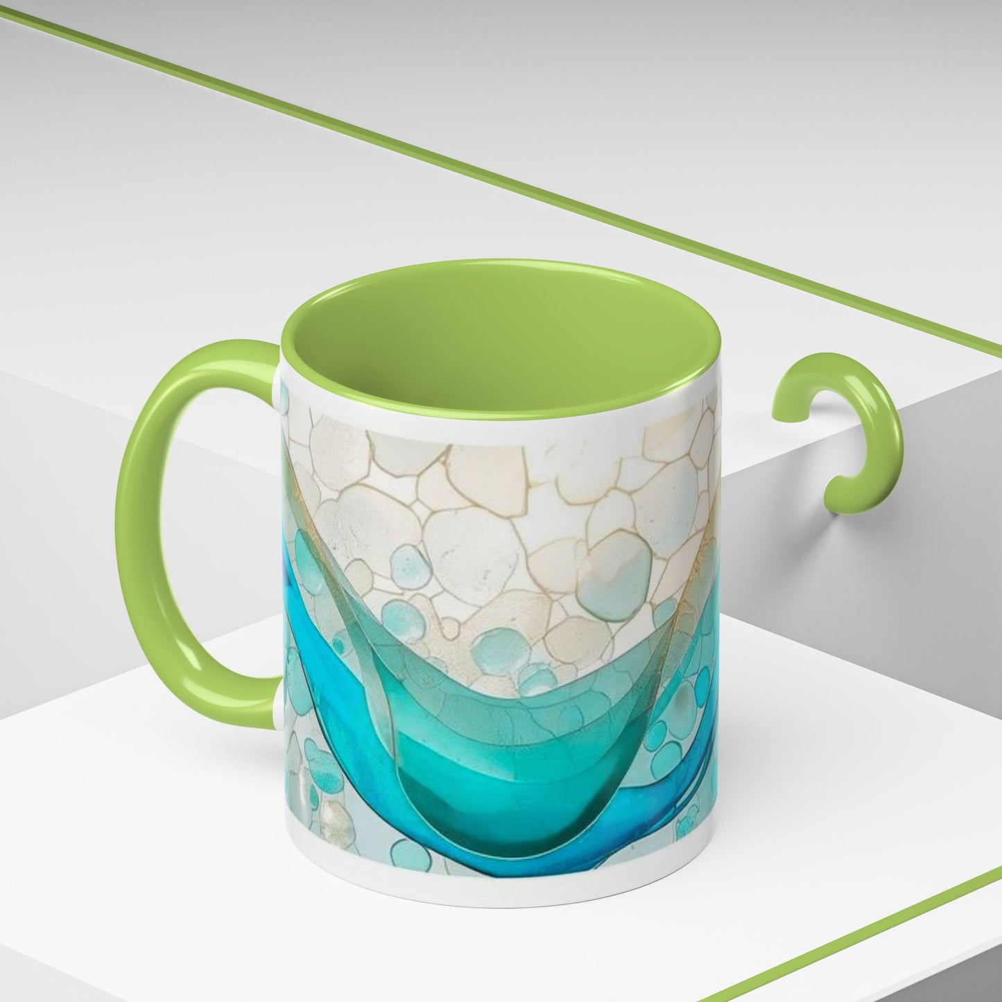 Sea Glass Ocean Wave Mug – 11oz/15oz
