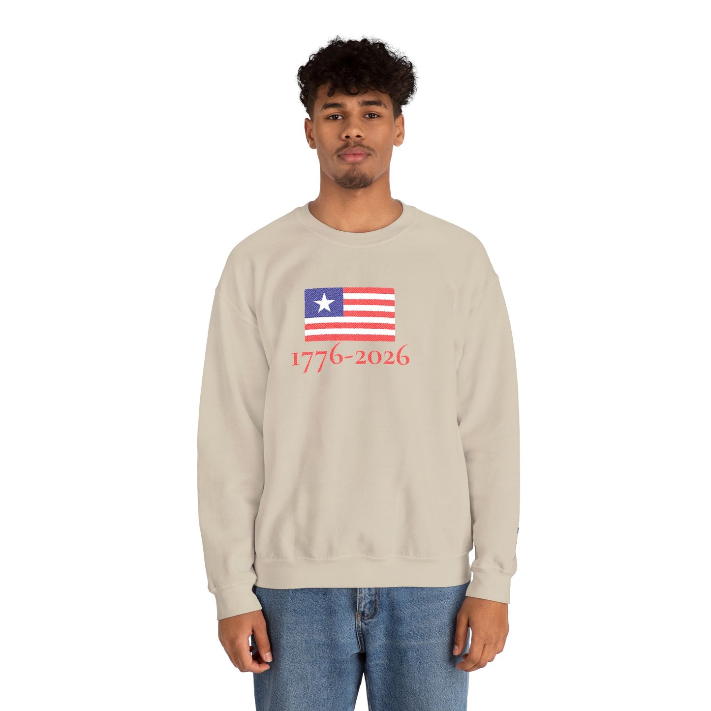 USA  1776–2026 Patriotic Crewneck Sweatshirt