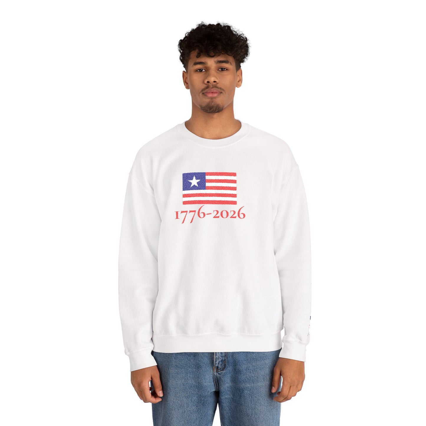 USA  1776–2026 Patriotic Crewneck Sweatshirt