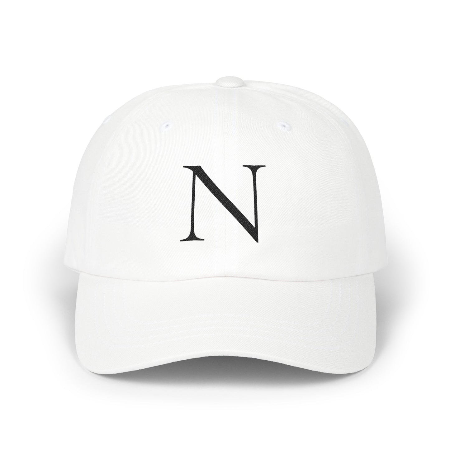 Wear My Story Embroidered Initial Hat - Letter Non the Classic Dad Cap