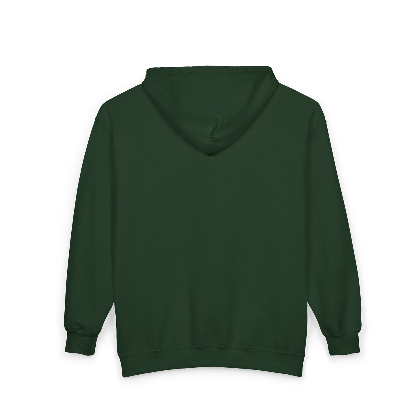 Minimal Wave Zip Hoodie — Subtle Coastal Graphic Full-Zip Sweatshirt