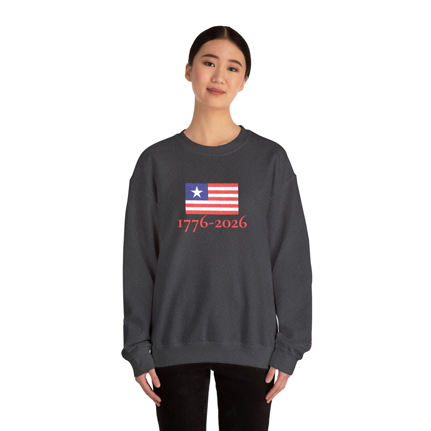 USA  1776–2026 Patriotic Crewneck Sweatshirt