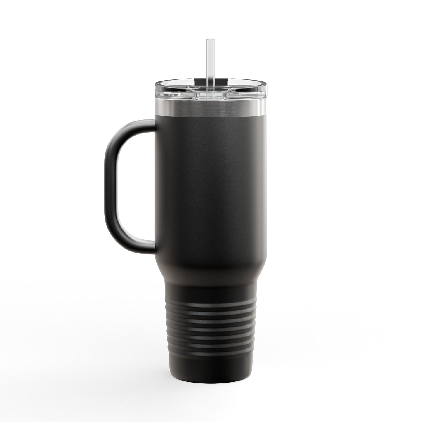 Daisy Days 40 oz Insulated Travel Mug | Floral Tumbler with Handle