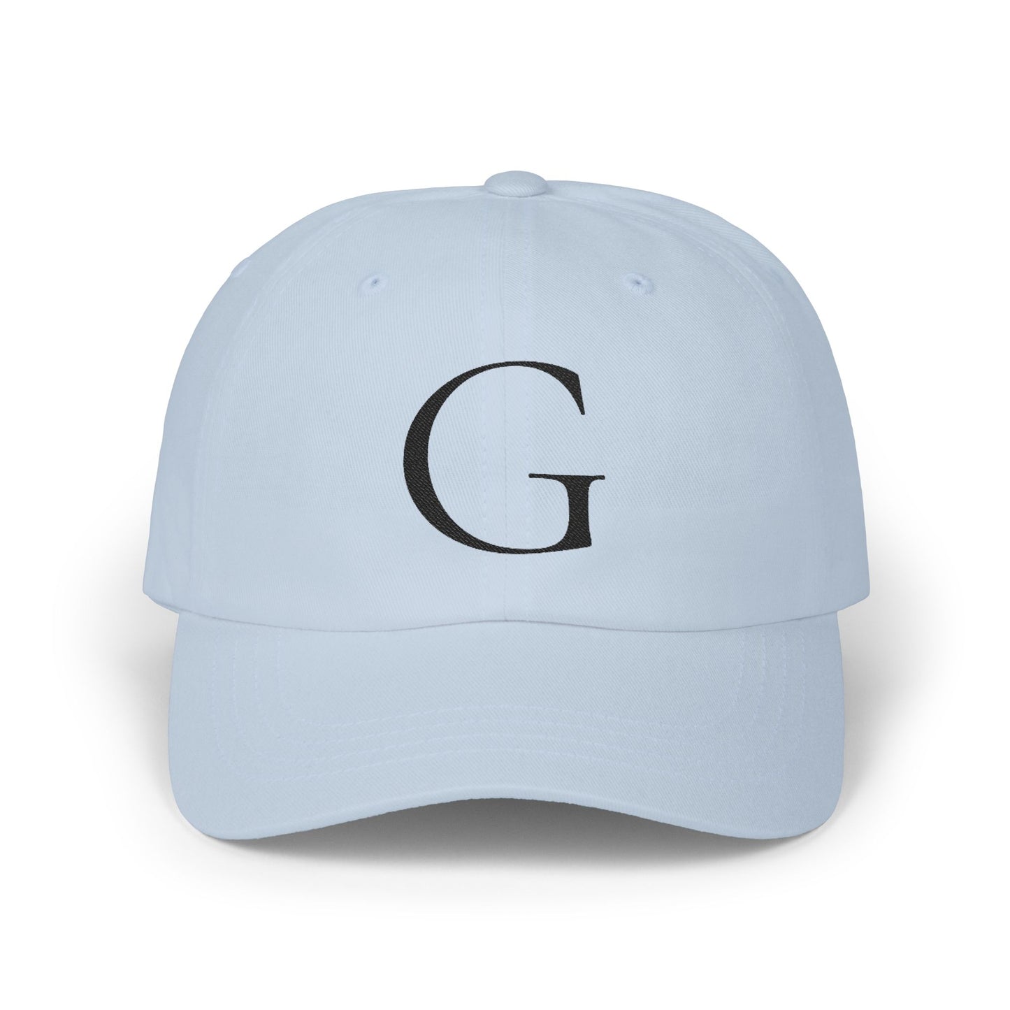 Wear My Story Embroidered Initial Hat - Letter G on the Classic Dad Cap