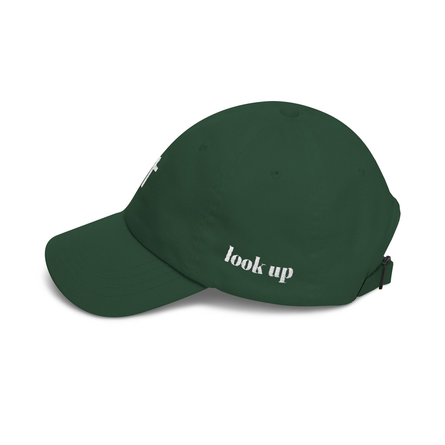 Look Up embroidered Faith Hat/Minimal Christian Dad Cap,  Subtle Cross baseball hat,  Casual Hat for Everyday Style, Great Gift for Father's Day, Sports Events, Outdoor Activities, Unisex Accessory,...