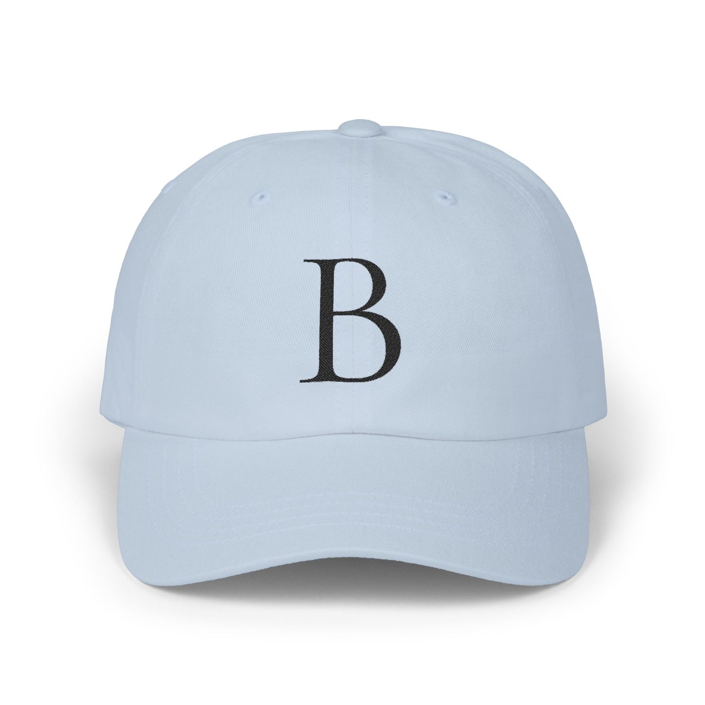 Wear My Story Embroidered Initial Hat - Letter B on the Classic Dad Cap