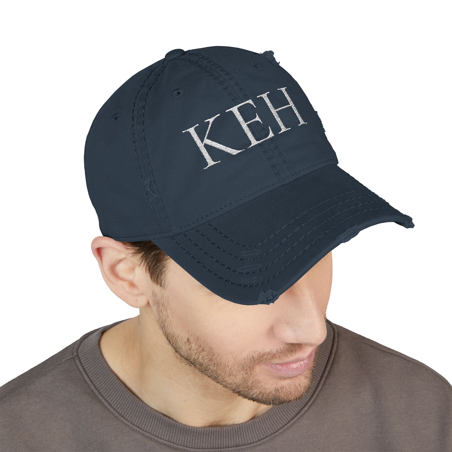 Custom Initial Embroidered Hat/Personalized Monogram Dad Cap (A-Z)