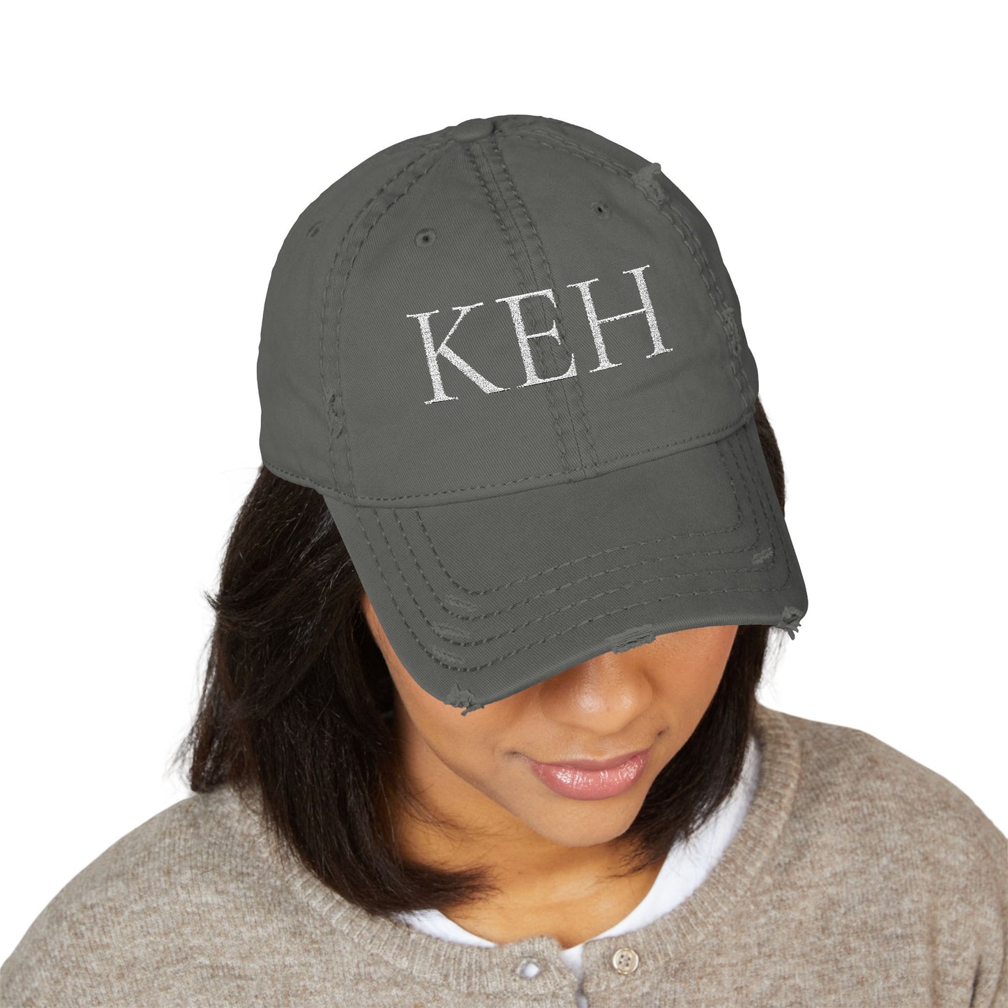 Custom Initial Embroidered Hat/Personalized Monogram Dad Cap (A-Z)