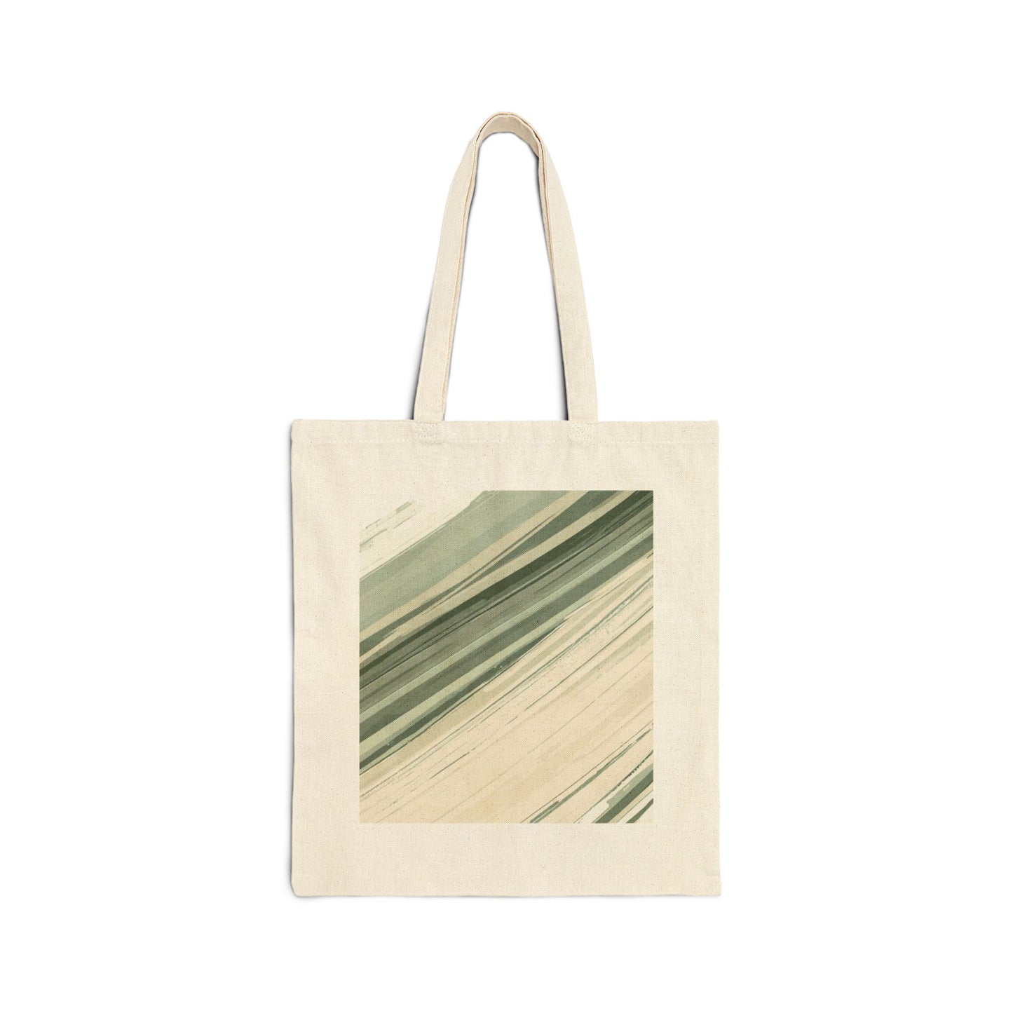Sea Glass Drift Coastal Tote Bag – Abstract Sage Green Canvas Carryall | Minimalist Ocean Wave Everyday Tote