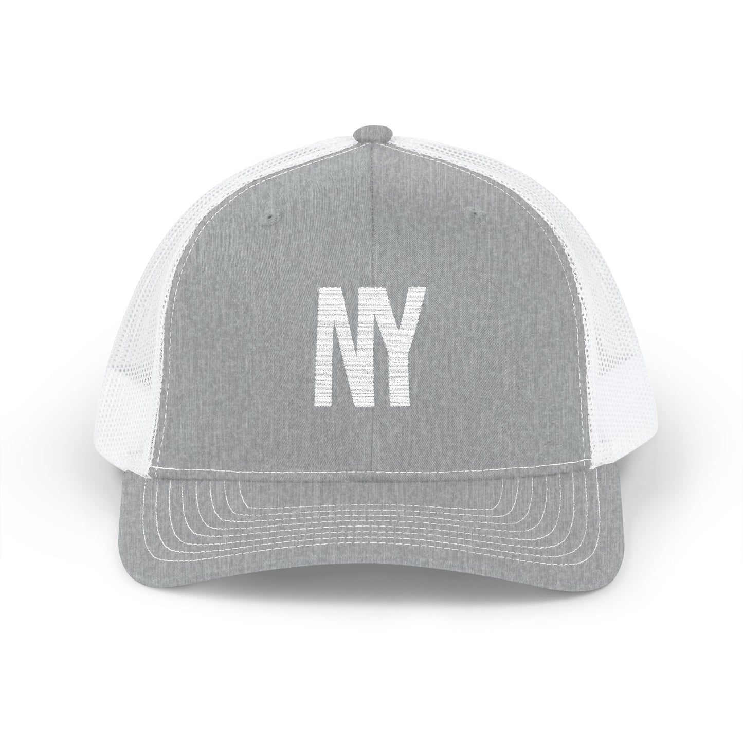 New York NY Embroidered Monogram Snapback Trucker Cap - Heritage Places Collection
