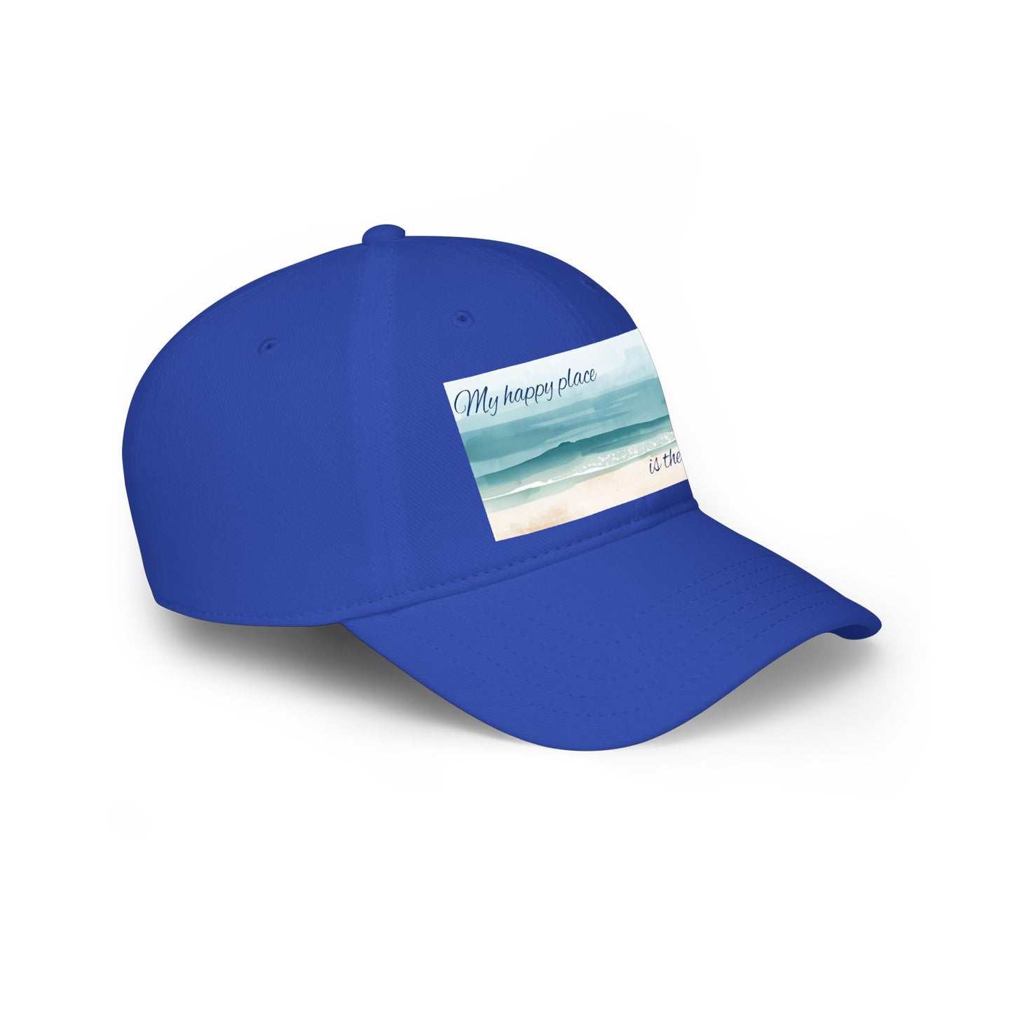 my happy place Is the sea Low Profile Baseball Cap