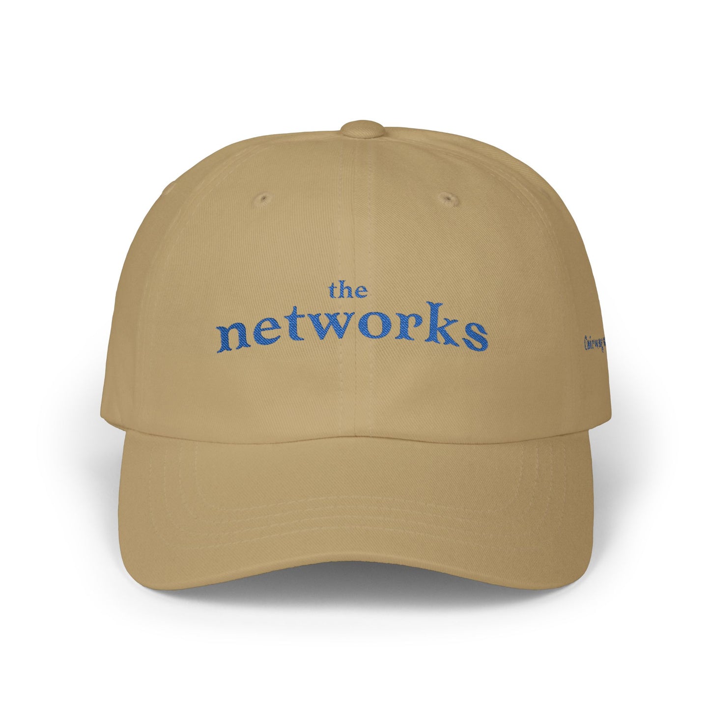The Networks Embroidered Dad Cap — Fairway Society Embroidered Golf Hat – Women’s Golf League Cap | Minimalist Country Club Style