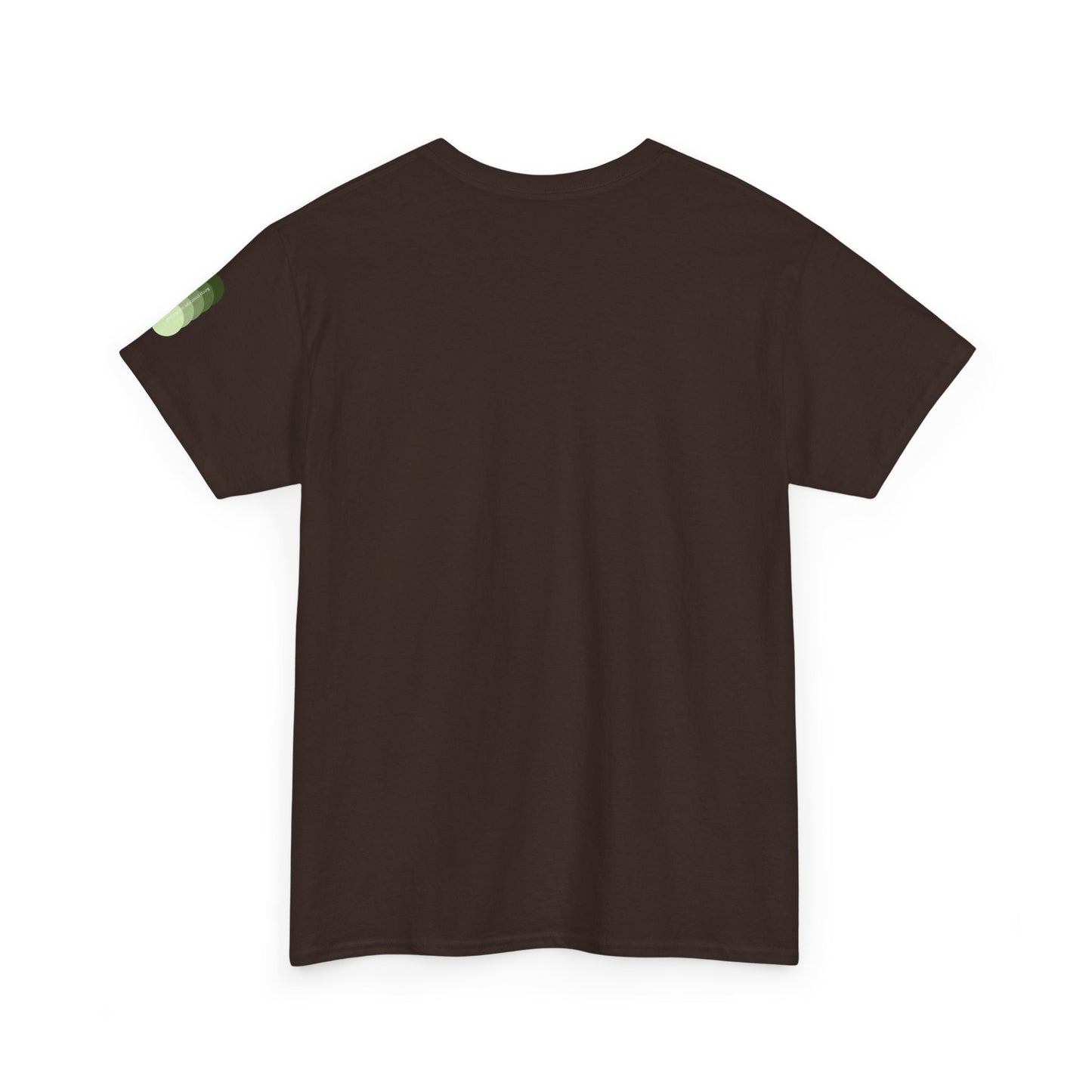 Sea Glass Drift Unisex Heavy Cotton Tee – Abstract Coastal Wave Graphic Shirt | Minimalist Sage Green Aesthetic Tee