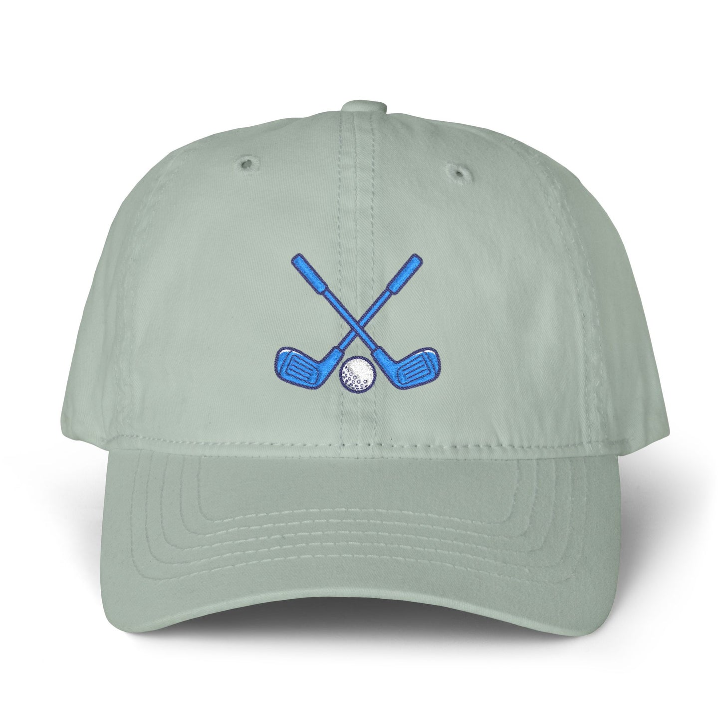 Coastal Fairway Embroidered Golf Hat – Women’s Pigment Dyed Golf Cap | Minimalist Country Club Style