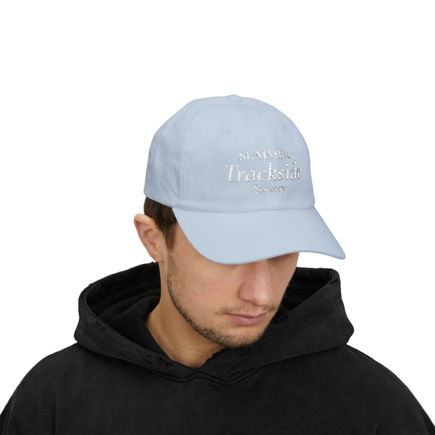 Trackside Society Classic Dad Cap — "Summer Trackside Society" Embroidered Baseball Hat