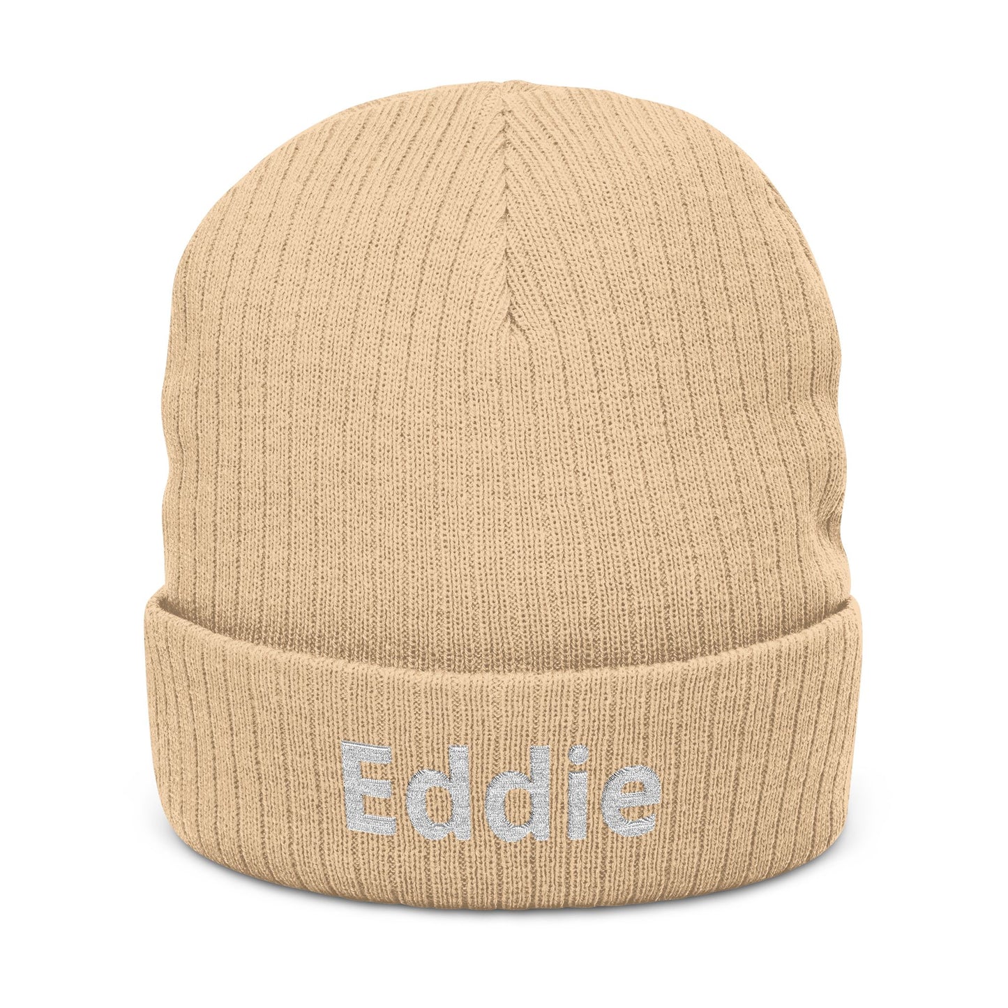 Ribbed Knit Beanie (Embroidery) personalized hat