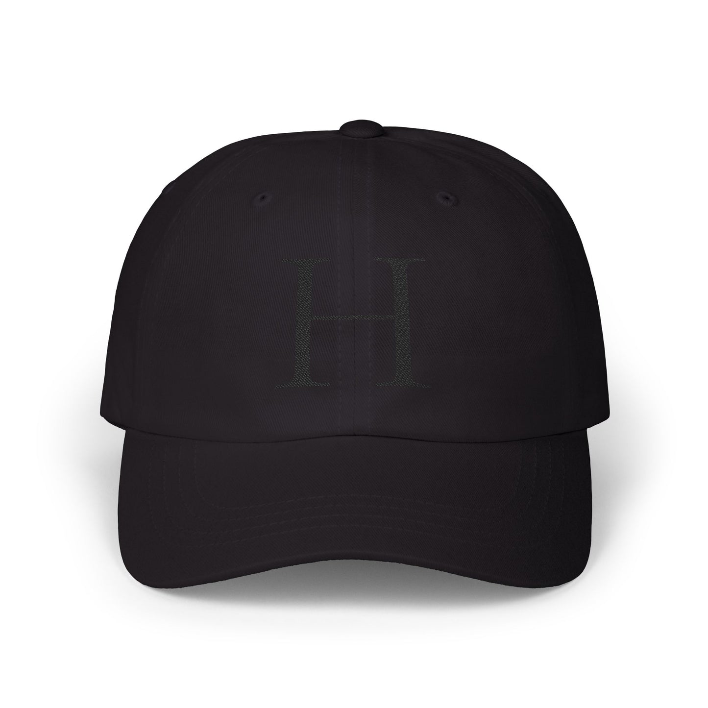 Wear My Story Embroidered Initial Hat - Letter H on the Classic Dad Cap