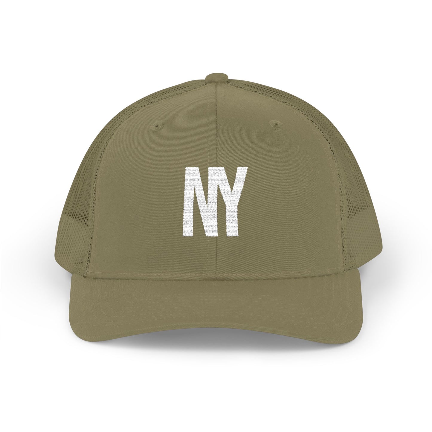 New York NY Embroidered Monogram Snapback Trucker Cap - Heritage Places Collection