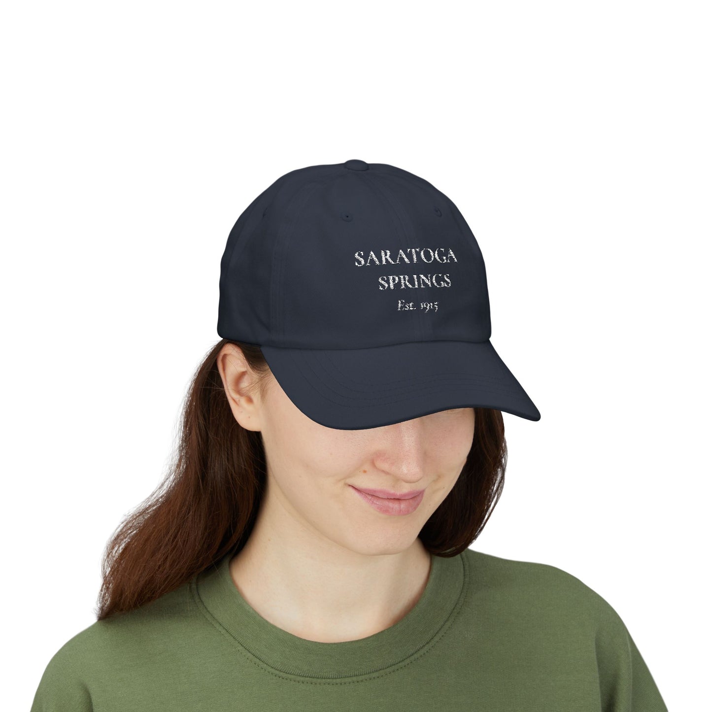Saratoga Springs Dad Cap — Vintage 'Est. 1915' Equestrian Baseball Hat