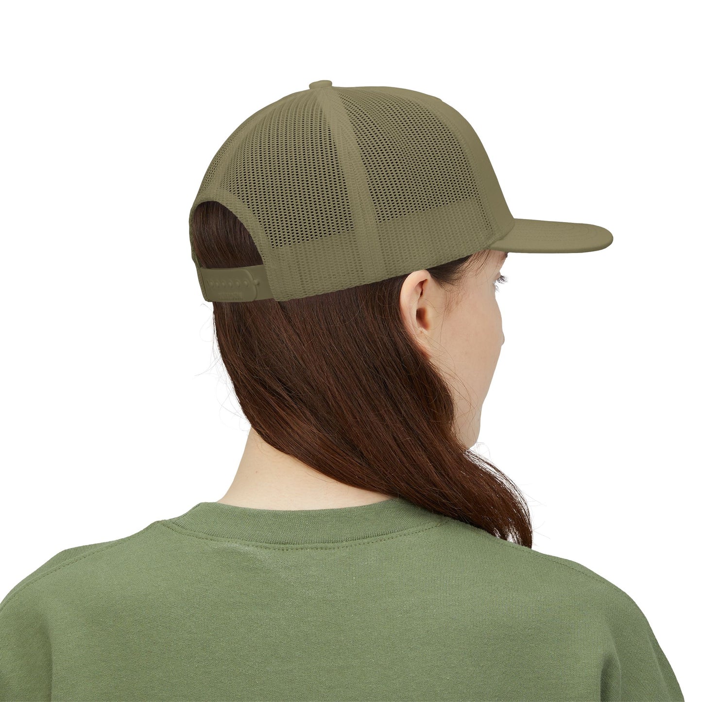 Boston (B) Embroidered Monogram Snapback Trucker Cap - Heritage Places Collection