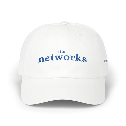 The Networks Embroidered Dad Cap — Fairway Society Embroidered Golf Hat – Women’s Golf League Cap | Minimalist Country Club Style