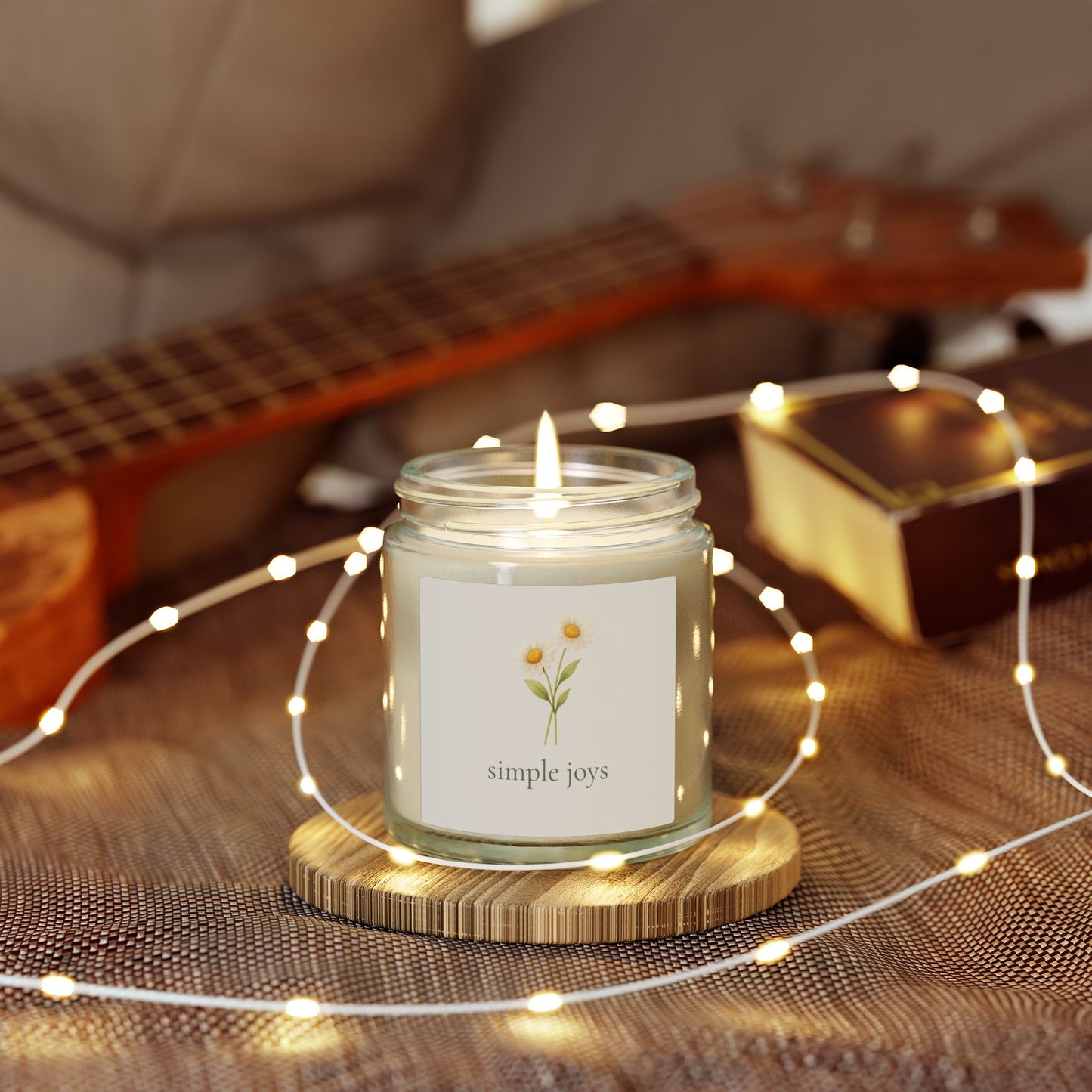Simple Joys Coconut Apricot Scented Candle (4oz )