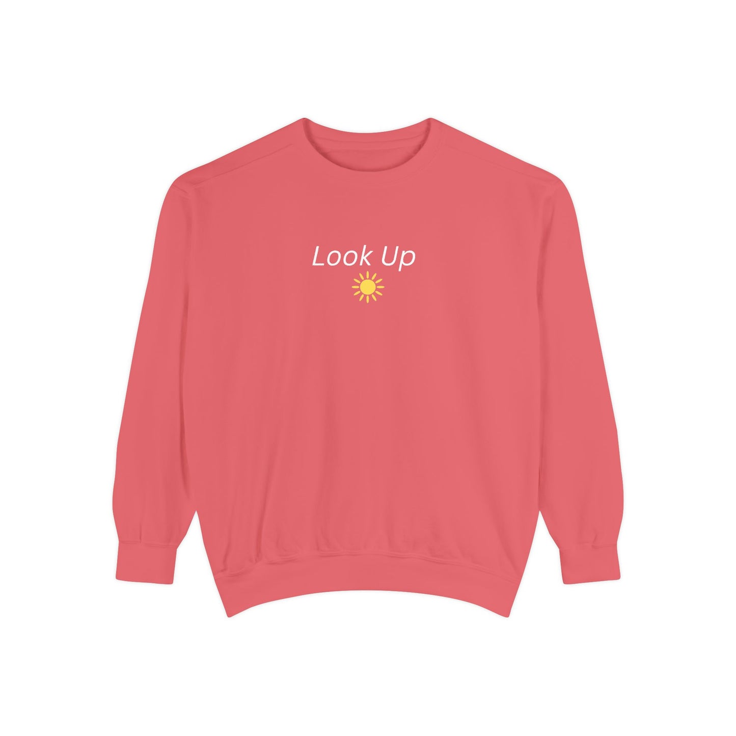 Look Up Sweatshirt- Minimal Sun Crewneck